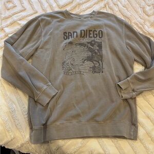 San Diego Graphic Crewneck Sweatshirt - Gray